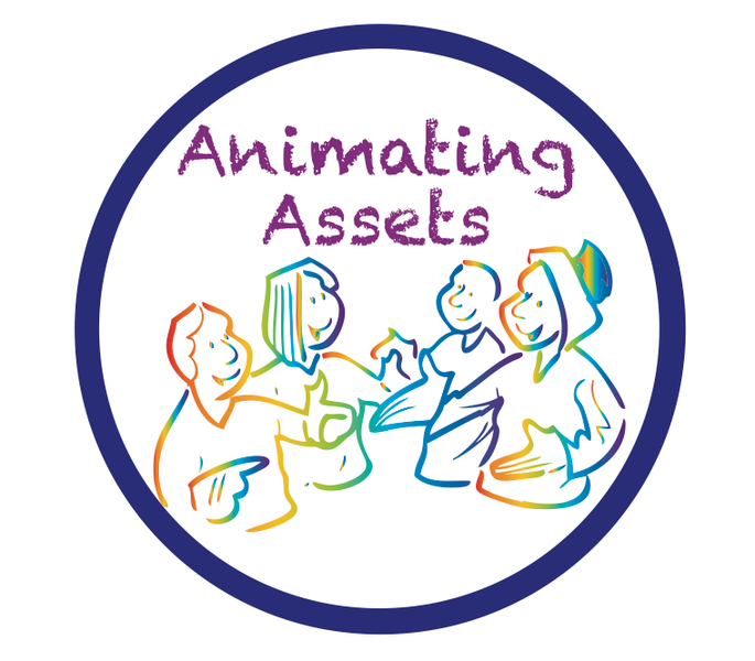 Animating assets logo