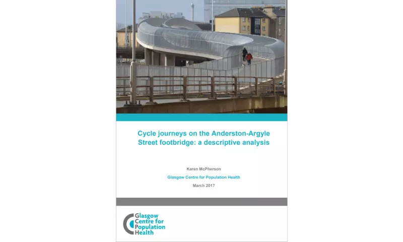 Cycle journeys on the Anderston-Argyle Street Bridge a descriptive analysis
