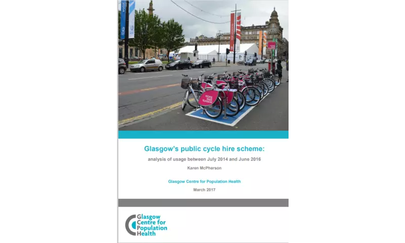 Glasgow’s public cycle hire scheme analysis of usage between 2014 and 2016