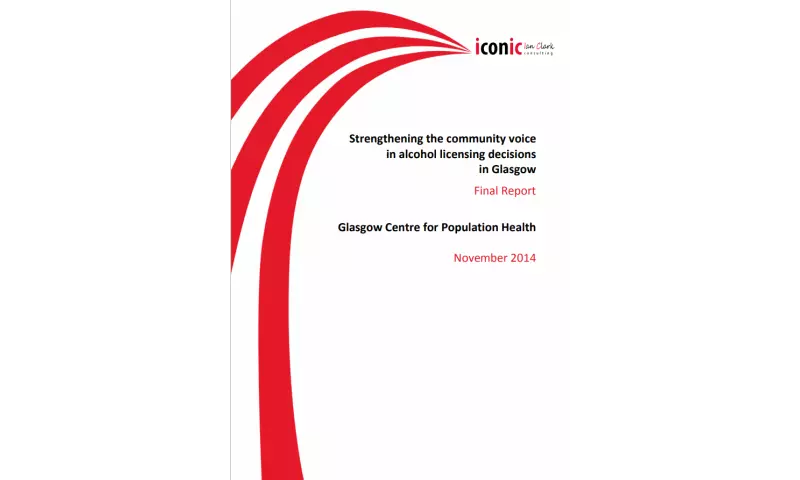 Strengthening the community voice in alcohol licensing decisions in Glasgow