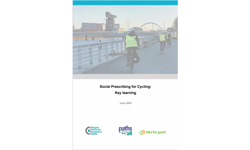 Social Prescribing for Cycling Key Learning cover