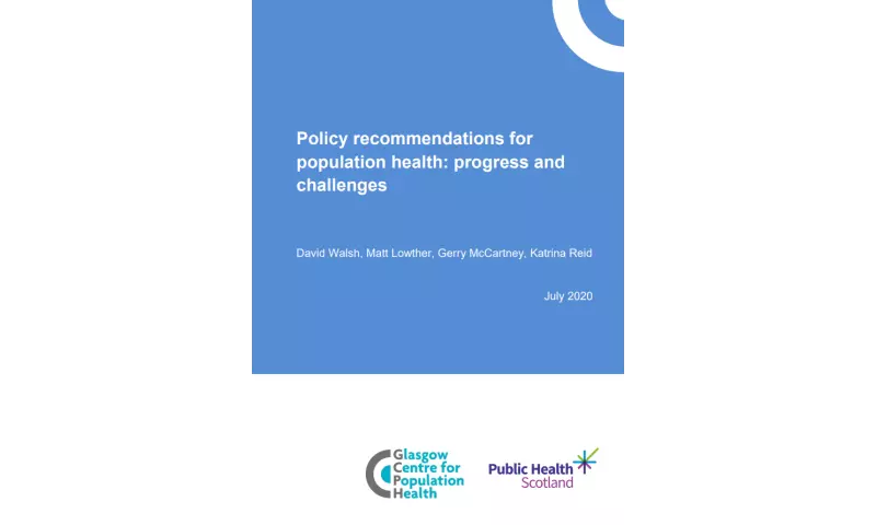 Policy recommendations for population health progress and challenges