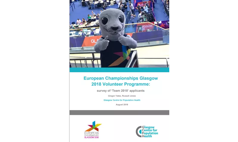 European Championships Glasgow 2018 survey of volunteer applicants