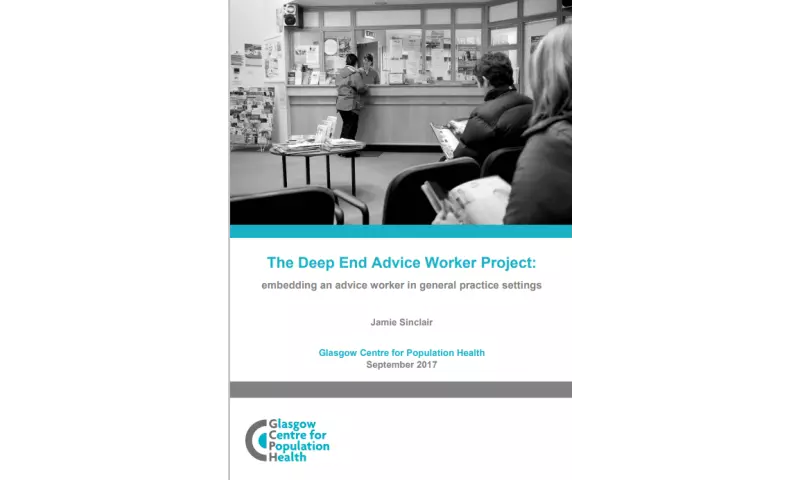 The Deep End Advice Worker Project embedding advice in general practice