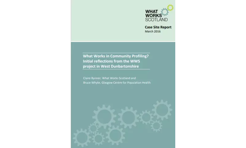 What Works in Community Profiling Reflections from West Dunbartonshire