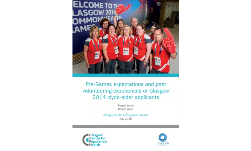 Expectations and experiences of Glasgow 2014 'clyde-sider' applicants