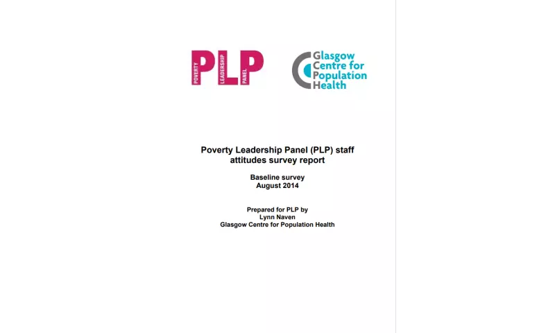 Poverty Leadership Panel staff attitudes survey report