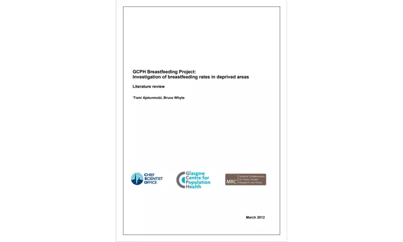 Investigation of breastfeeding rates in deprived areas - literature review