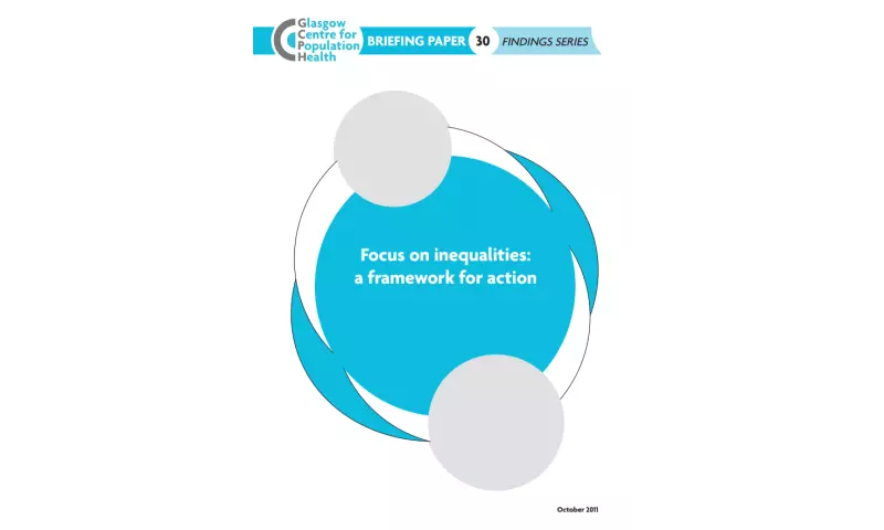 Findings Series 30 - Focus on inequalities a framework for action
