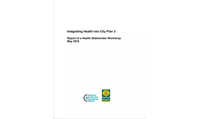 Integrating Health into City Plan 3