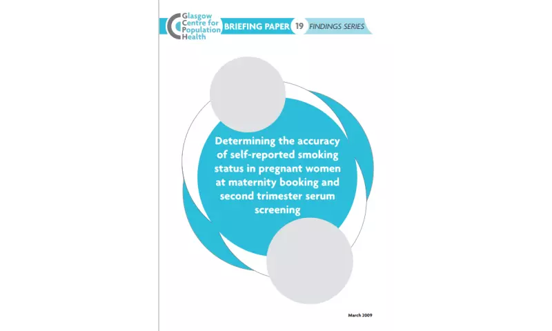 Findings Series 19 - Smoking status in pregnant women