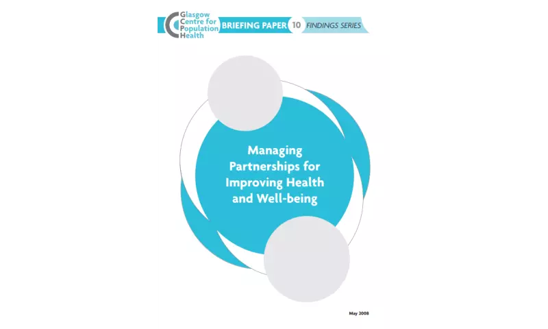 Findings Series 10 - Managing Partnerships for Improving Health & Wellbeing