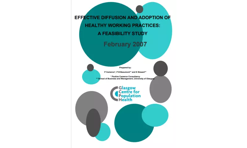 Effective Diffusion and Adoption of Health Working Practices